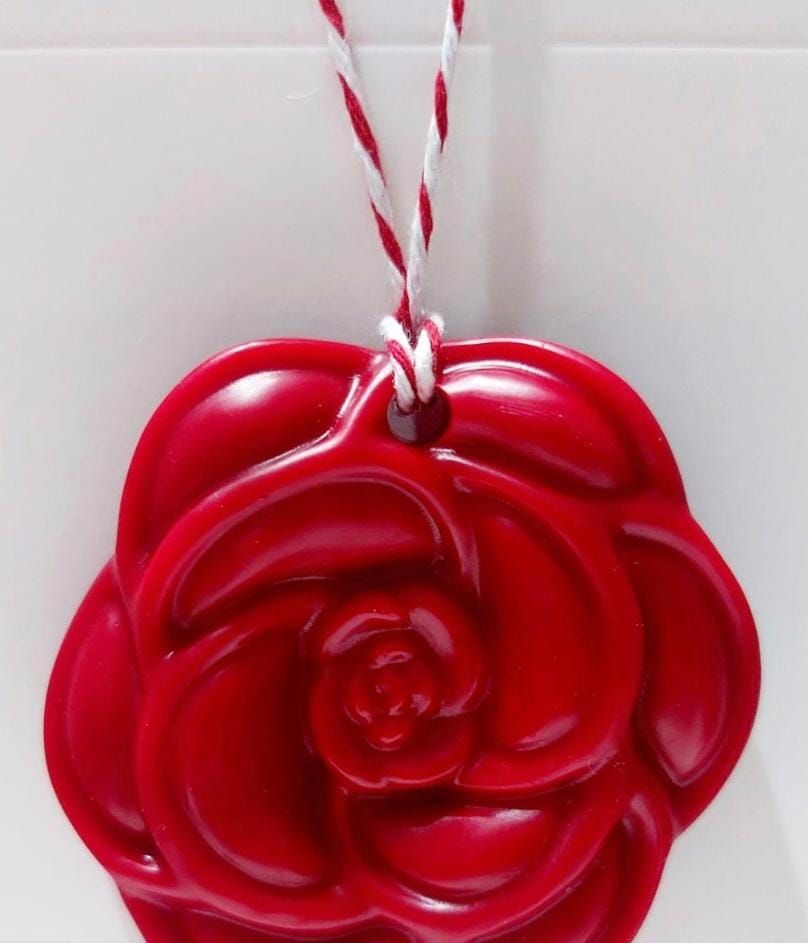 Colgante «Rosa Roja»